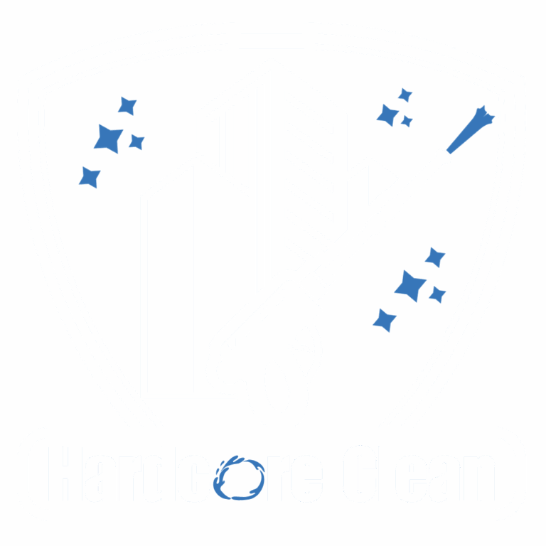 Hardcore Clean Brisbane commercial hot water pressure washing White transparent Logo Square